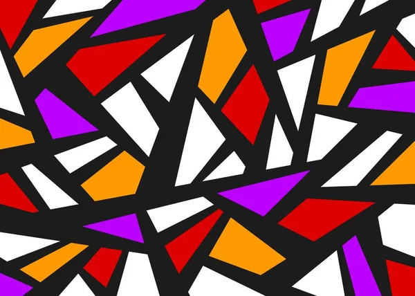 Renkli geometrik desenli soyut arkaplan