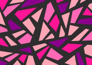 Renkli geometrik desenli soyut arkaplan