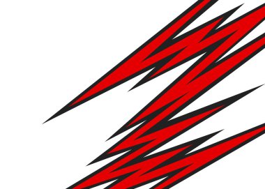 Keskin ok çizgisi deseni ve bazı kopyalama alanı olan soyut arkaplan