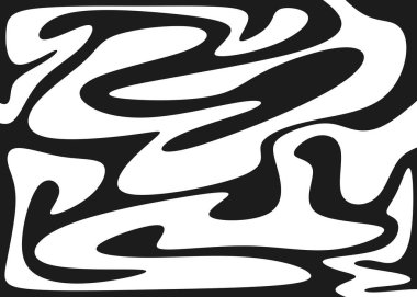 Kusursuz dalgalı çizgiler desenli basit arkaplan