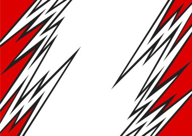 Keskin ok çizgisi deseni ve bazı kopyalama alanı olan soyut arkaplan