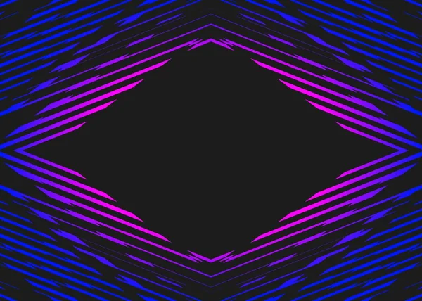 Zigzag çizgileri desenli ve bazı kopyalama alanı olan soyut çerçeveli arkaplan