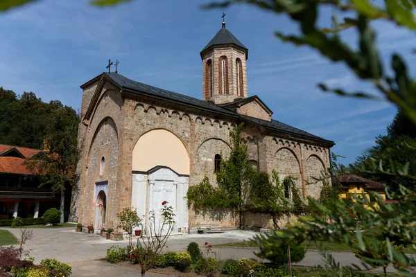 Medeltida Kloster Raca Vid Tara Berg Västra Serbien — Stockfoto