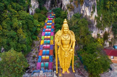 Batu Caves Temple in Kuala lumpur, Malaysia. clipart