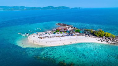 Koh yao yai, Tayland yakınlarındaki Koh khai adasında tropik plaj..