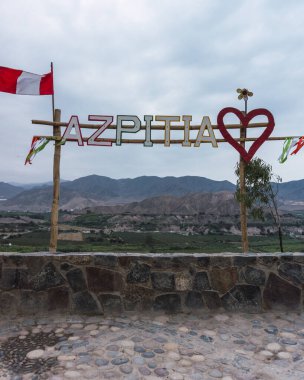 Azpitia 'da fotoğraf merkezi, Canete Lima Peru' da turistik bir yer.