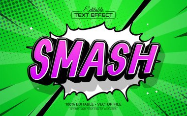 Çizgi roman stili metin efekti düzenlenebilir