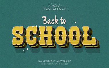 Okulun eski tip metin efektine dönüş