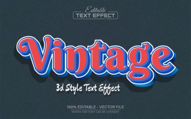 Düzenlenebilir eski tip metin efekti