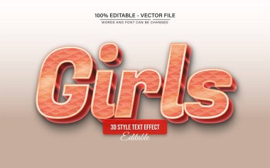 Gül sarısı kız metin efekti