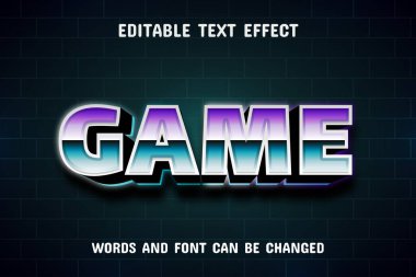 Oyun 3d metin efekti