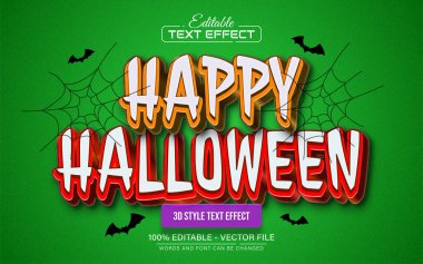 Mutlu Cadılar Bayramı korku efektleri düzenlenebilir