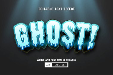 Hayalet metin - düzenlenebilir 3d metin efekti