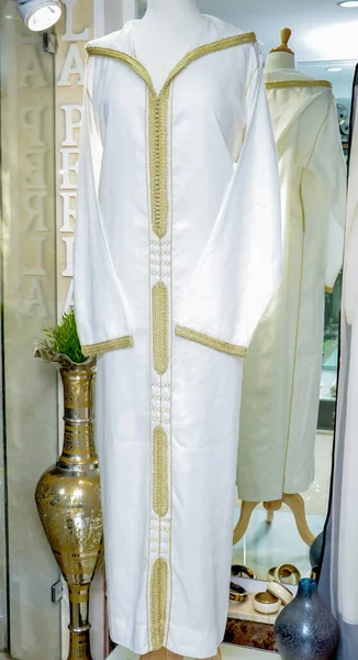 Traditional Moroccan Caftan Sale Store — 图库照片