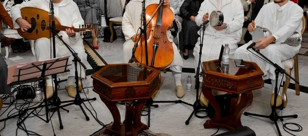 安达卢西亚音乐是安达卢西亚音乐的一种 马格里布的古典音乐 摩洛哥文化 — 图库照片