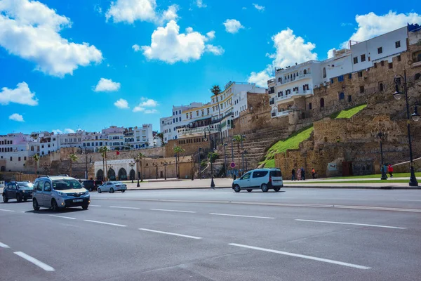 Tanger Stadt Und Hafen Küstenlandschaft Marokko Afrikanisch — Stockfoto