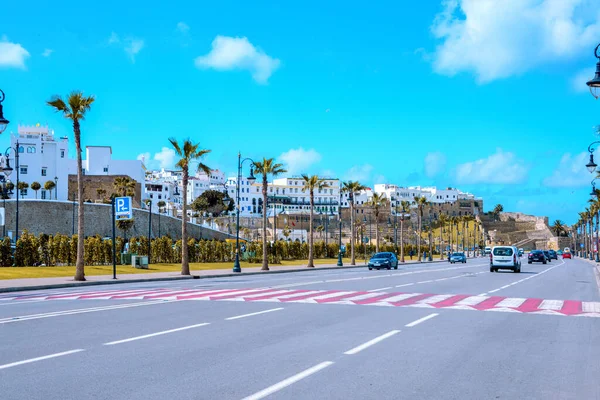 Tanger Stadt Und Hafen Küstenlandschaft Marokko Afrikanisch — Stockfoto