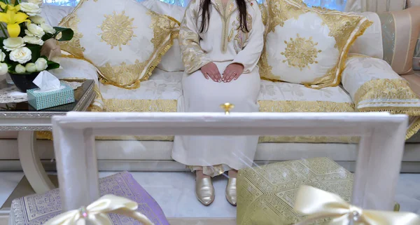 Marokkói Esküvő Henna Éjszaka Marokkói Esküvőn — Stock Fotó