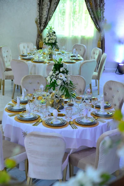 Marokkanische Hochzeitssaal Hochzeitsdekor Des Bankettsaals — Stockfoto