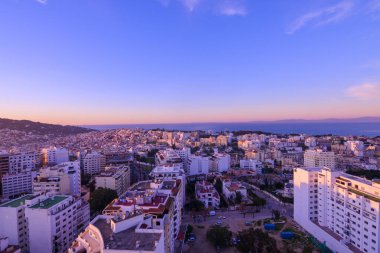 Views of the medina of the Moroccan city of Tangier clipart