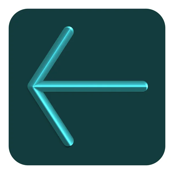 Neonová Webová Ikona Řádku Azurová Barva — Stockový vektor