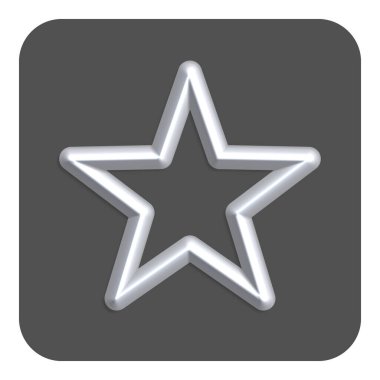 3d Satır Neon Web Simgesi, Gri Renk