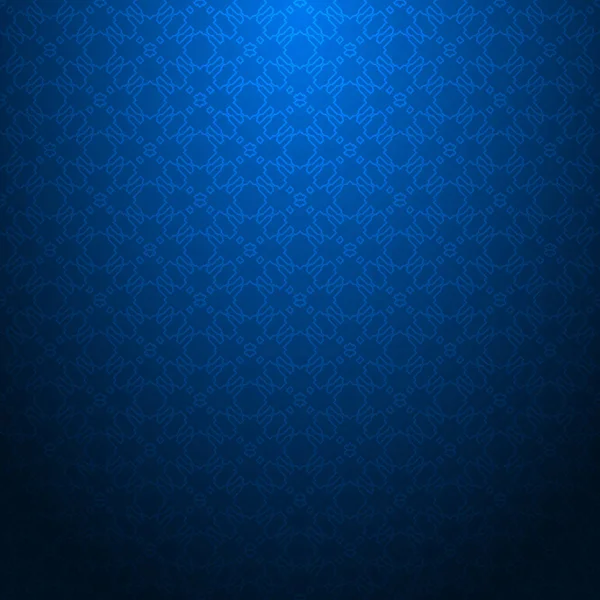 Blaues Abstraktes Geometrisches Muster Vektorillustration — Stockvektor