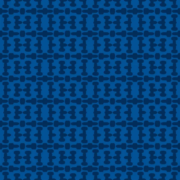 Niebieskie Tło Pasiasty Teksturowanej Tło Wzór Geometryczny — Wektor stockowy