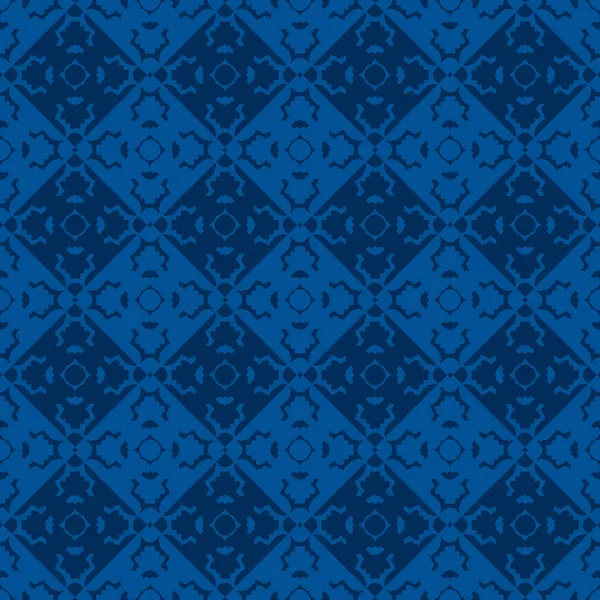 Fondo Abstracto Azul Patrón Geométrico Sin Costuras Con Textura Rayas — Vector de stock