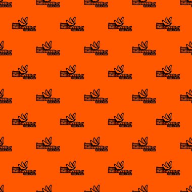 Cadılar Bayramı seamless modeli. Cadılar Bayramı partisi poster için tasarım öğeleri. Cadılar Bayramı desen basit stil vektör çizim içinde sorunsuz.