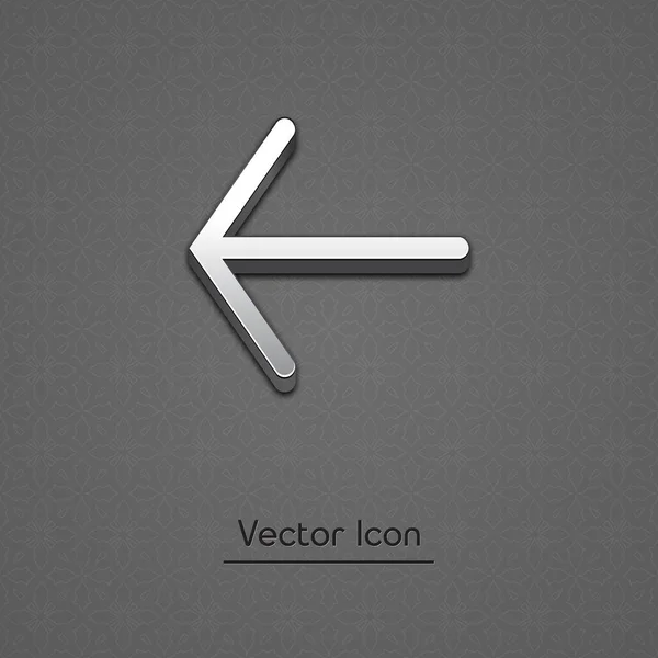 Flèche Tendance Icône Vectorielle Style Illustration Symbole Élevé Eps Symbole — Image vectorielle