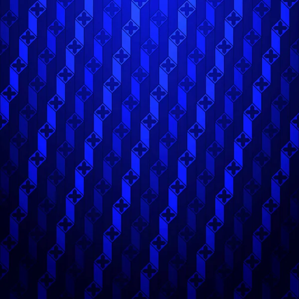 ネイビー抽象的な縞模様の質感幾何学模様 ベクターイラスト — ストックベクタ