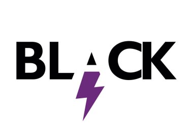 Sade. Büyük harflerle yazılmış bir tişört için tipografik tasarım ve menekşede yıldırımın sembolü. Siyah geçmiş ayı için vektör illüstrasyonu.