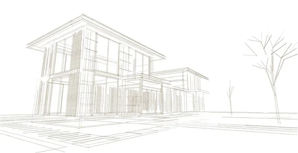 Casa Semirural E Moderna Com Cor Escura Ilustração do Vetor - Ilustração de  residencial, estrutura: 209886184