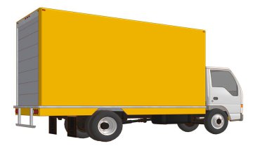 kamyon çizimi 3D sembol çizimi