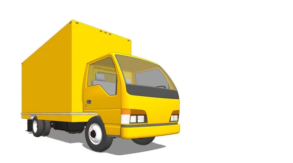 Schizzo Camion Simbolo Illustrazione — Foto Stock