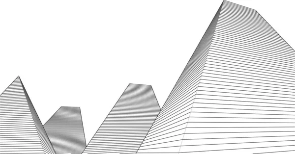建筑城市3D图解 — 图库矢量图片
