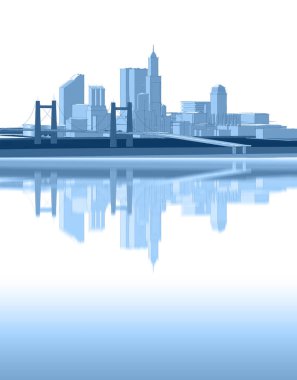 Modern mimari, şehir manzarası 