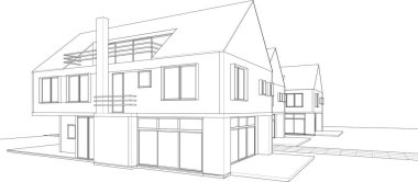 soyut mimari duvar kağıdı, dijital arkaplan 