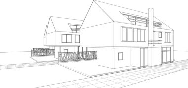 soyut mimari duvar kağıdı, dijital arkaplan 