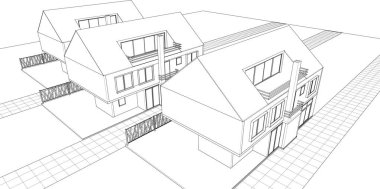 soyut mimari duvar kağıdı, dijital arkaplan 