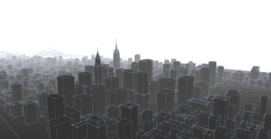 Modern mimari, şehir manzarası 