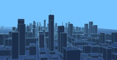 Modern mimari, şehir manzarası 