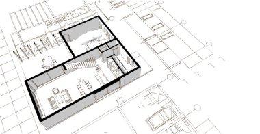 ev mimarisi proje taslağı 3D