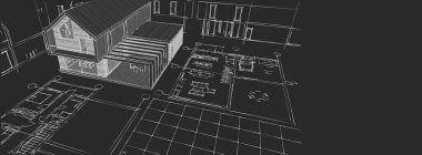 ev mimarisi proje taslağı 3D