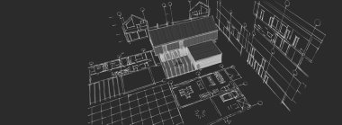 ev mimarisi proje taslağı 3D