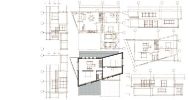 Konut mimarisi. 3d oluşturma