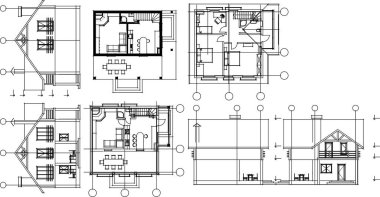ev, mimari taslak, 3D resim