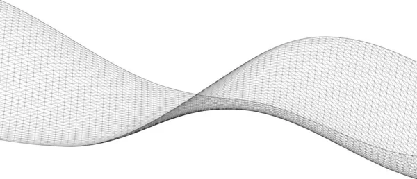 Minimale Geometrische Formen Architektonische Linien Vektorillustration — Stockvektor