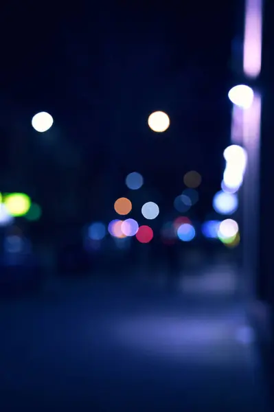 evening city light blur background